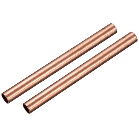 Uxcell Copper Round Tube 15mm Od 1mm Wall Thickness 150mm Length Pipe Tubing 2 Pcs Harfington