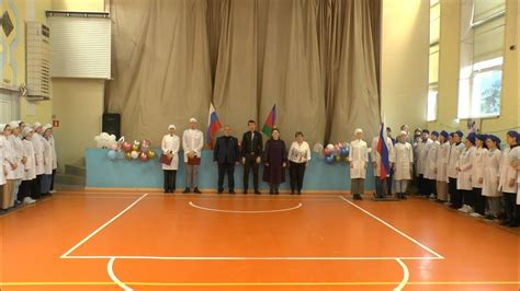 Торжественная линейка в честь дня Защитника Отечества - YouTube