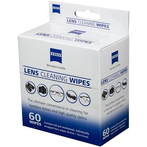 Zeiss Lens Wipes 60 Pack Academy