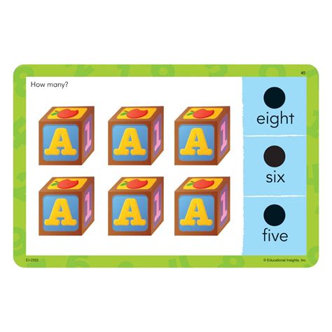 Hot Dots Jr Numbers And Counting Cards