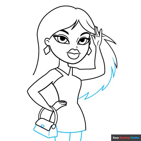 How To Draw A Bratz Doll Really Easy Drawing Tutorial