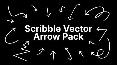 Scribble Arrow Vector Pack