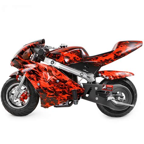XtremepowerUS Gas Pocket Bike Motorcycle 40cc 4-Stroke Engine | Pocket