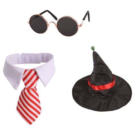 Костюм на Хэллоуин для домашних животных, плащ и шляпа волшебника ...