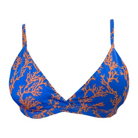 Coral Biquínis Garopaba - Top de Biquíni Triangulo Fixo Coral Laranja - Biquínis e Moda Praia ...