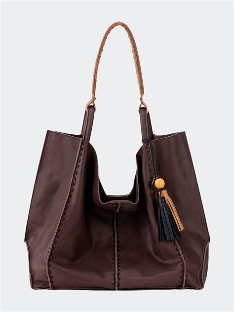 The Sak Los Feliz Large Tote In Brown Lyst