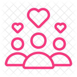 Online Fans Icon - Download in Line Style