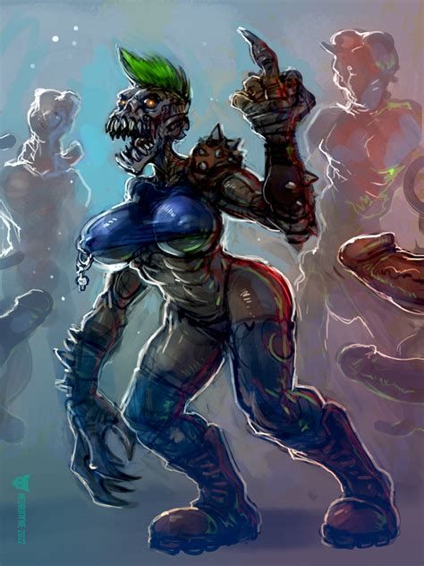 Zombie Mutant Assault Girl By Neurodyne Hentai Foundry