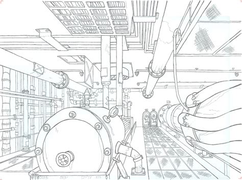 Ship Engine Room By Marasai On Deviantart