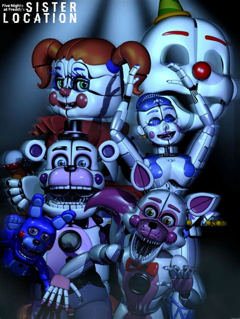 C4d | Sister Location: In the Circus of the Dead! by The-Smileyy on