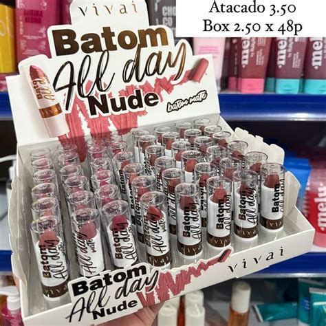 Batom Matte Nude All Day Vivai Amor Anjo Distribuidora