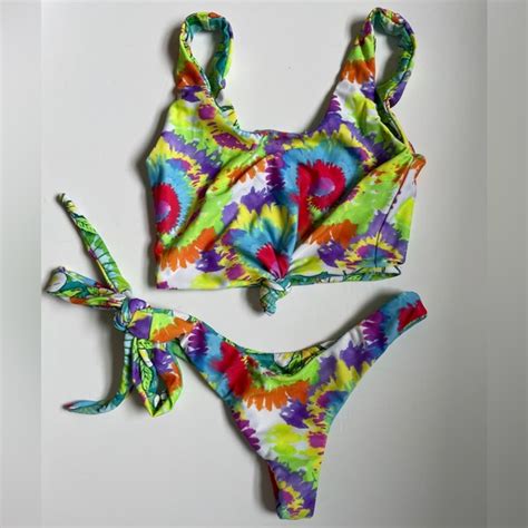 Moana Bikini Swim Moana Bikini Disco Donut Reversible Set Xs Poshmark