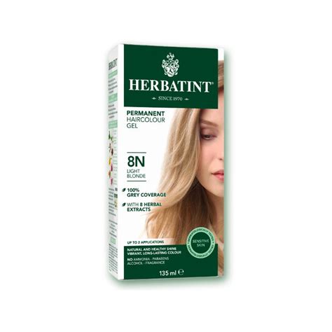 Herbatint Permanent Herbal Haircolor Gel N Light Blonde Lifeplus Natural Health