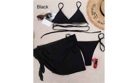 Women S Bikini 3 Piece Set Groupon