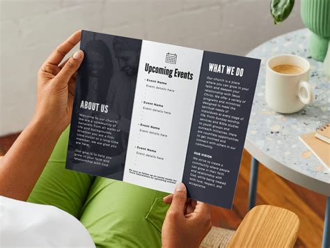 Church Tri Fold Brochure Digital Template Etsy