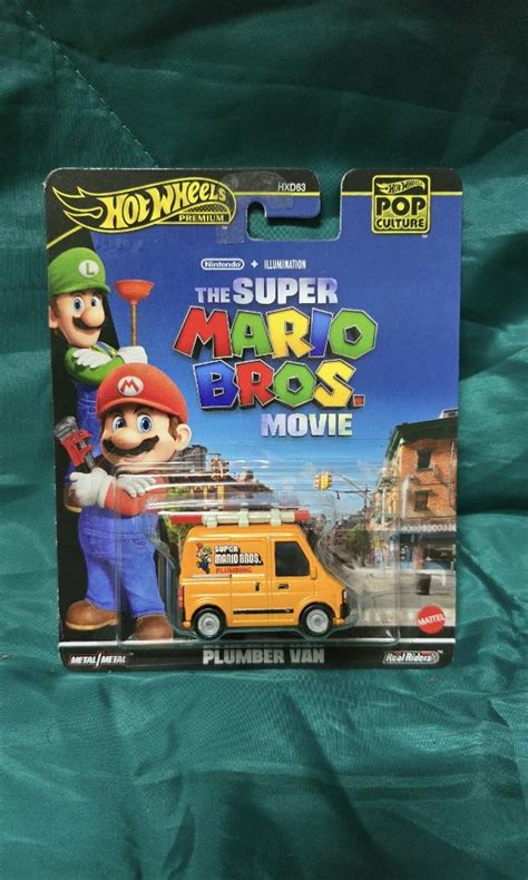 Hot Wheels Premium Pop Culture The Super Mario Bros Movie Plumber Van