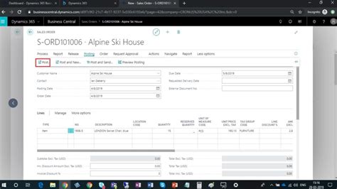 Post Single Invoice For Multiple Sales Shipment In Dynamics 365 Business Central Dynamics 365