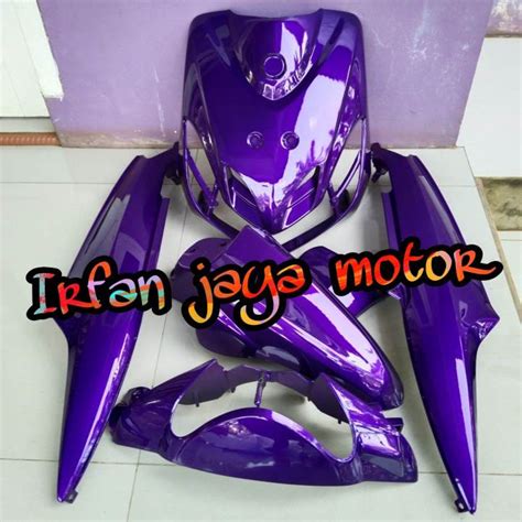 Cover Body Full Halus Yamaha Mio Smile Ungu Lazada Indonesia