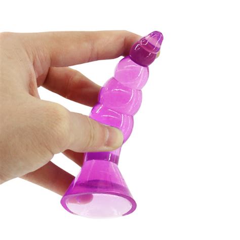 Anal Trainer Beginner Toy Butt Plug Dildo Beads Prostate Massager Sex Toys Pink EBay