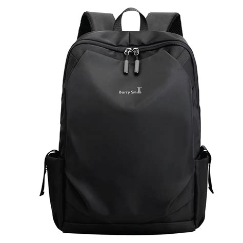 Barry Smith B61001 Lightweight Usb Laptop Backpack Black — Cuir Group