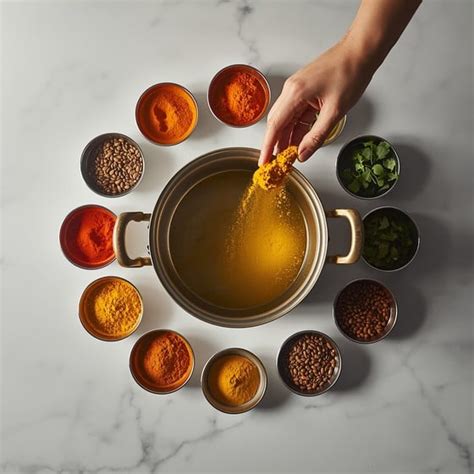 aromatic curry preparation image curry spices cooking