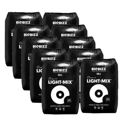 10 Adet – Biobizz Light Mix 50 Litre Toprak