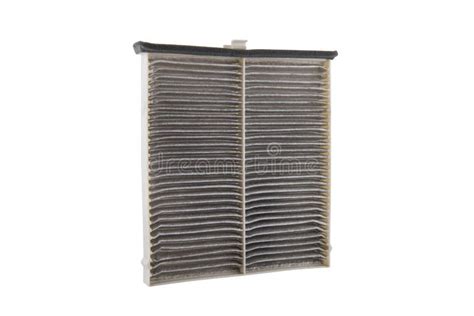 Used Air Filter For Car Auto Spare Part Isolated On White Stock Image