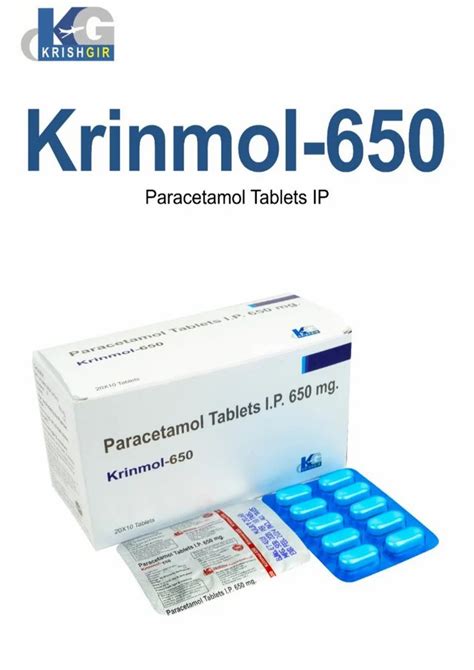 Paracetamol Tablets I P 650 Mg At Rs 408 Box In Panchkula ID