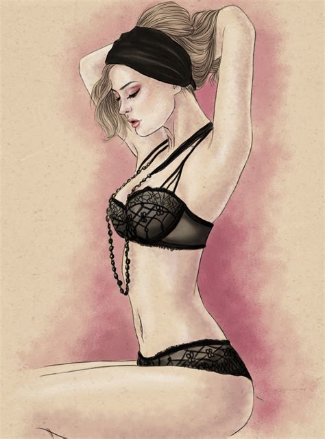 Fashion Illustration Lingerie Behance