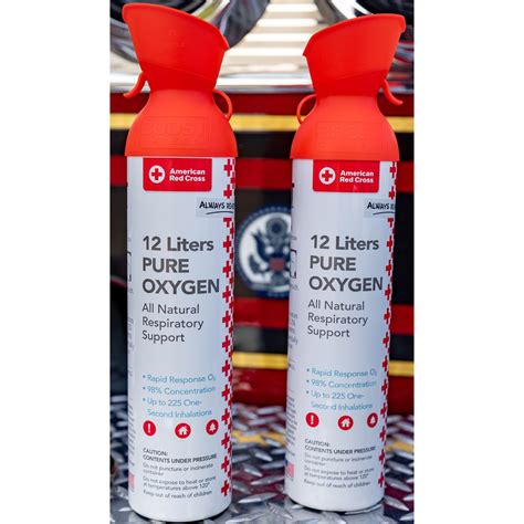 Boost Oxygen American Red Cross 98 Pure Supplemental Oxygen 12 Liter 1 Pack Model 801