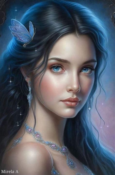 Pin By Aichabh On Portrait And Art Digital 🎨 ️ Digital Art Girl Beautiful Fantasy Art Fantasy