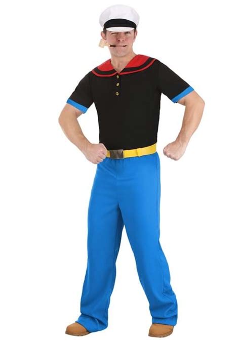 Popeye Costume For Adults Cartoon Character Costumes