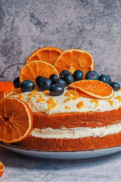 Orange Naked Cake Desserts Orange Cake Cake