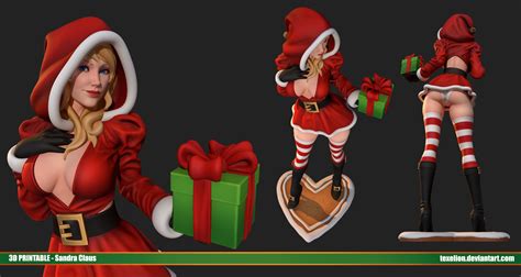 Sandra Claus Figurine By Texelion Hentai Foundry