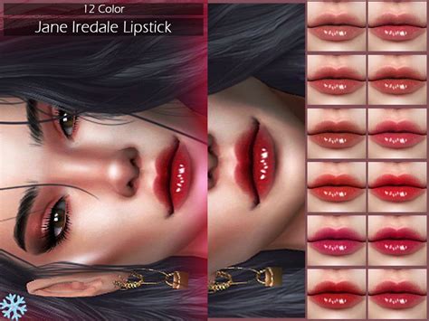 Lisaminicatsims LMCS Jane Iredale Lipstick In 2024 Sims 4 Cc Makeup