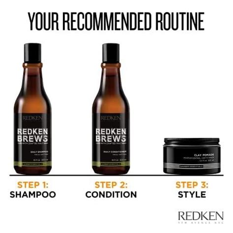 Redken Brews Clay Pomade For Men High Hold Fine And Medium Hair