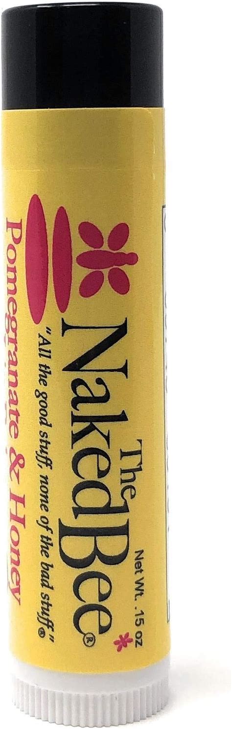 Amazon The Naked Bee Pomegranate Honey Lip Balm 0 15 Oz