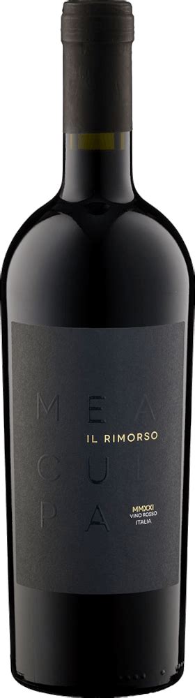 Mea Culpa Il Rimorso Vino Rosso Cantine Minini Acheter Vinello Fr