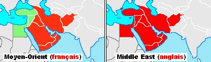 Proche Orient Et Moyen Orient Diff Rence