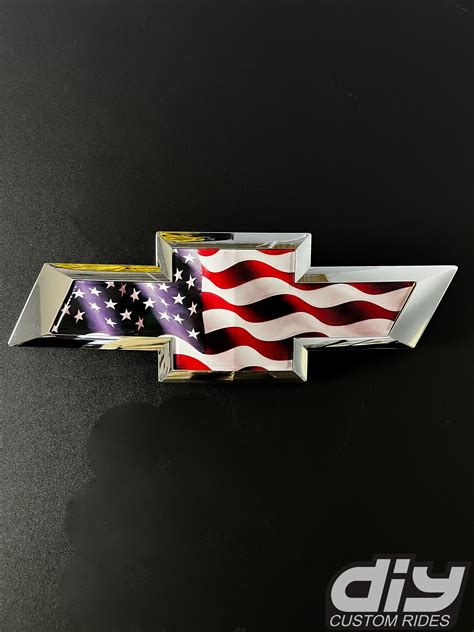 American Flag Grill Emblem Overlay Premium Vinyl Decal Fits 2014 2019 Diy Custom Rides