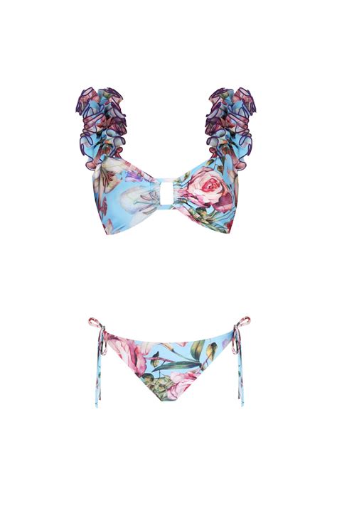 Lily Blu Short Waist Bikini Set