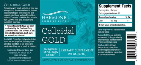 colloidal gold colloidal gold benefits harmonic innerprizes
