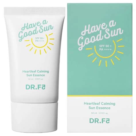 Солнцезащитная эссенция Dr.F5 Heartleaf Calming Sun Essence SPF 50+PA ...