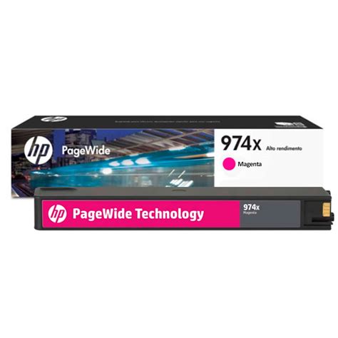 Cartucho HP 974X Original L0S02AB Magenta 452DN 452DW 477DN 477DW 552DW