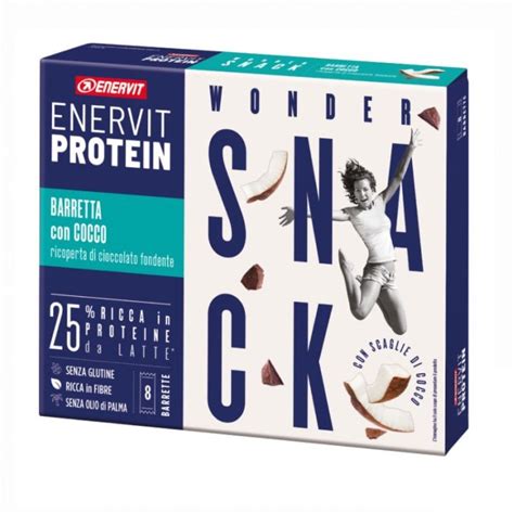 Enervit Protein Wonder Snack Box Barrette Da Gr