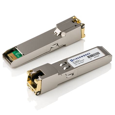 SFP, 100Base-T Copper Interface FX to TX convert - Fiberworks