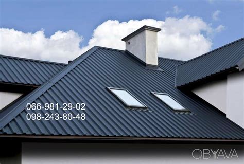 ᐈ Профнастил кровельный, Металлопрофиль на крышу, Профлист для крыши ...