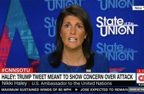 Nikki Haley Defends Trumps London Tweets Potus Can Communicate In