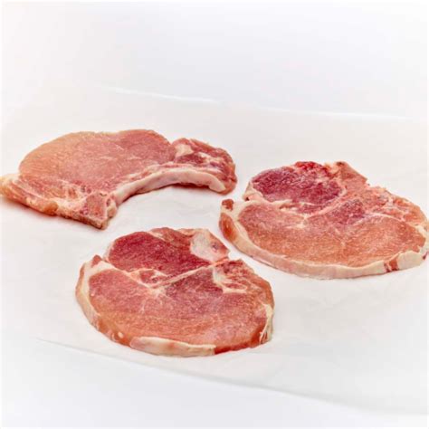 Pork Bone In Center Cut Thin Chops About 4 Chops Per Pack 1 Lb Kroger