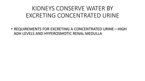 Urine Concentration And Dilutionpptx Free Download